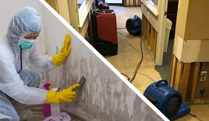 Mould remediation for water damage